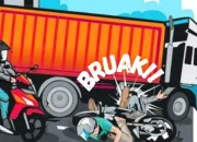 Kecelakaan Maut di Bekasi: Truk Tabrak Sepeda Motor, 1 Orang Tewas dan 9 Luka-Luka