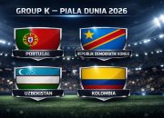 Klasemen Akhir Piala Dunia 2026: Portugal Runner-Up Grup K, Delapan Tim Peringkat Ketiga Terbaik Siap di Fase Gugur