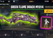 Kode Redeem FF Terbaru: Amankan M1014 Green Flame Draco dan Skin Mobil Lamborghini