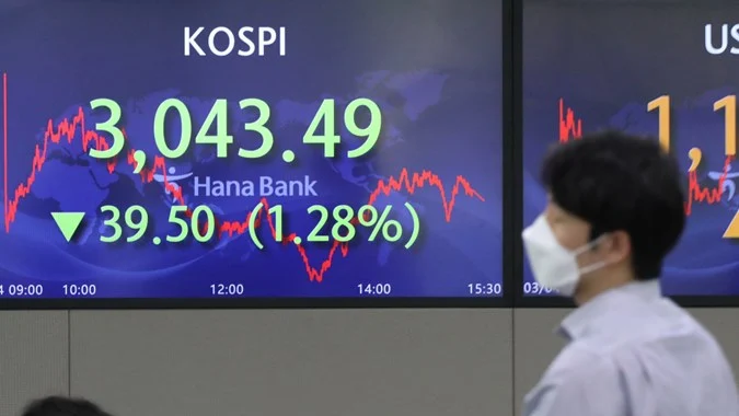Kospi Anjlok Lebih Dari 8% Seiring Melemahnya Rally Teknologi