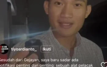 Mantan Ketua BEM UGM Tiyo Ardianto Temukan Alat Pelacak di Mobilnya