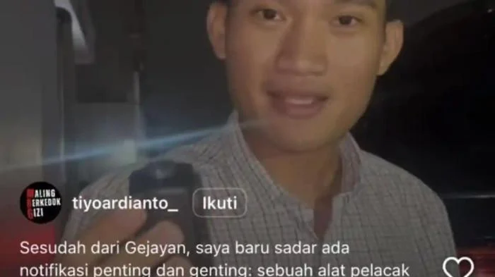 Mantan Ketua BEM UGM Tiyo Ardianto Temukan Alat Pelacak di Mobilnya