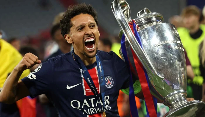 Marquinhos Ungkap Alasan Memeluk Gabriel Setelah Gagal Penalti di Final Liga Champions