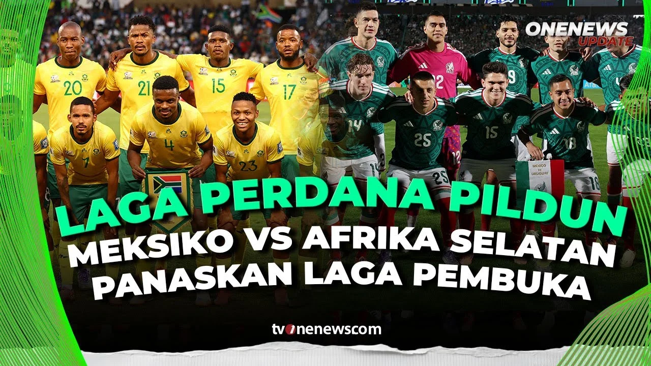 Meksiko Menang Telak atas Afrika Selatan di Piala Dunia 2026
