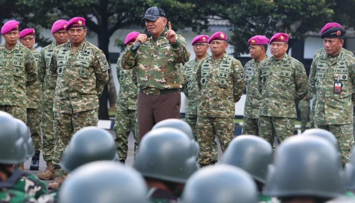 Pasukan Marinir 1 Latih Aparatur Sipil Negara Jadi Komponen Cadangan