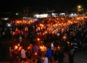 Pawai Obor Meriahkan Tahun Baru Islam 1448 Hijriah di Berbagai Daerah