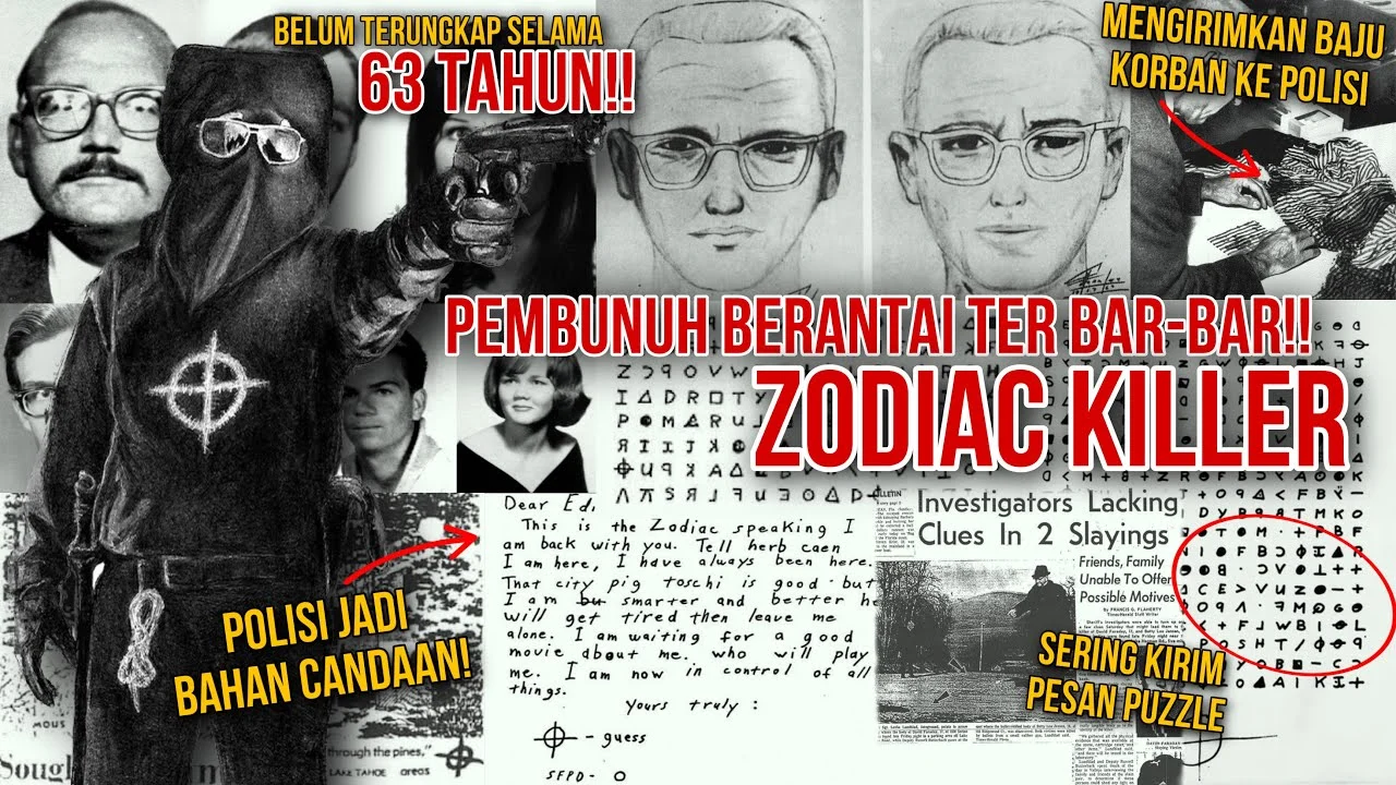 Pembunuh Berantai 'Zodiac Killer' dan Kasus Pembunuhan Henry Nowak: Dua Kisah Kriminal yang Mengejutkan