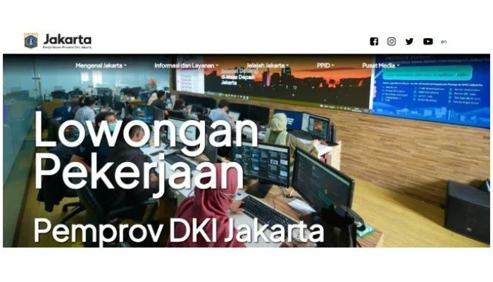 Pemprov DKI Jakarta Buka 2.843 Lowongan Kerja dengan Gaji Rp5,7 Juta, Ini Syarat dan Cara Daftarnya