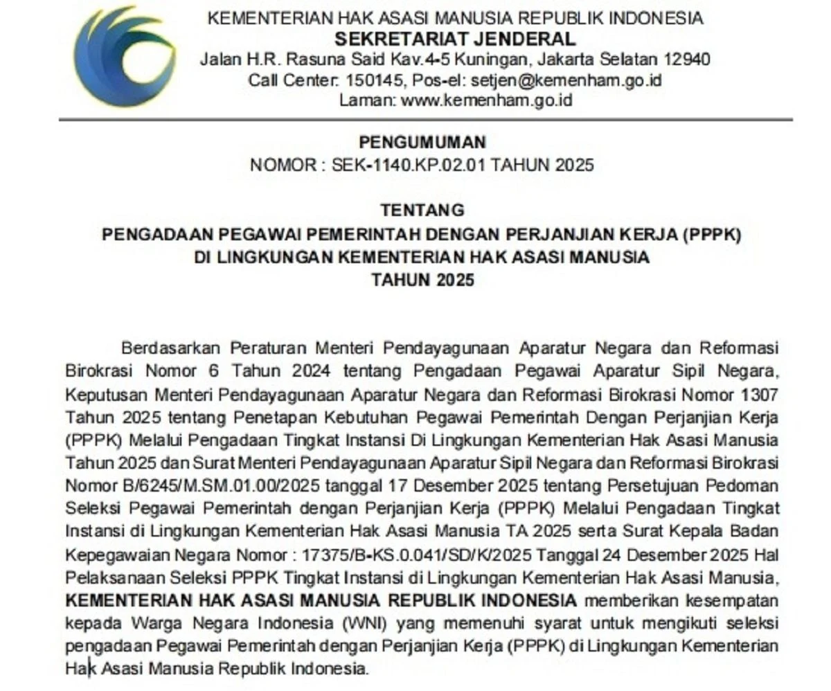 Pendaftaran PPPK Sekolah Rakyat 2026 Dibuka, Ini Informasi Gaji dan Cara Daftar