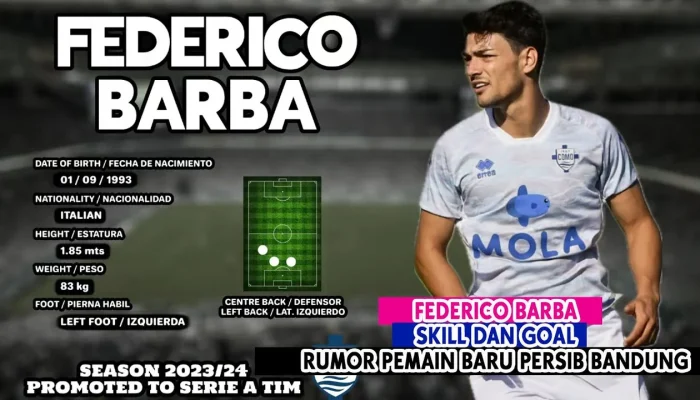 Persib Bandung Mulai Bentuk Skuad Baru, Federico Barba dan Pemain Asing Lainnya Dilepas