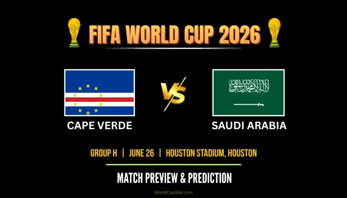 Pertandingan Piala Dunia 2026: Uruguay dan Saudi Arabia Bermain Imbang, Sementara Cape Verde Mengagetkan Spain