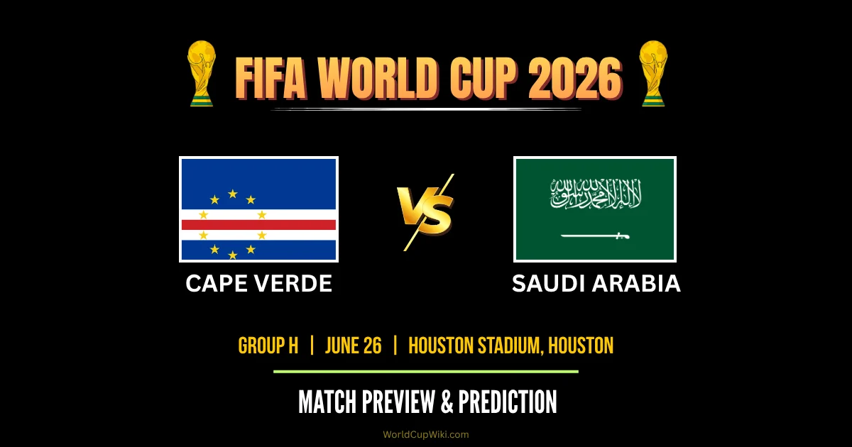 Pertandingan Piala Dunia 2026: Uruguay dan Saudi Arabia Bermain Imbang, Sementara Cape Verde Mengagetkan Spain