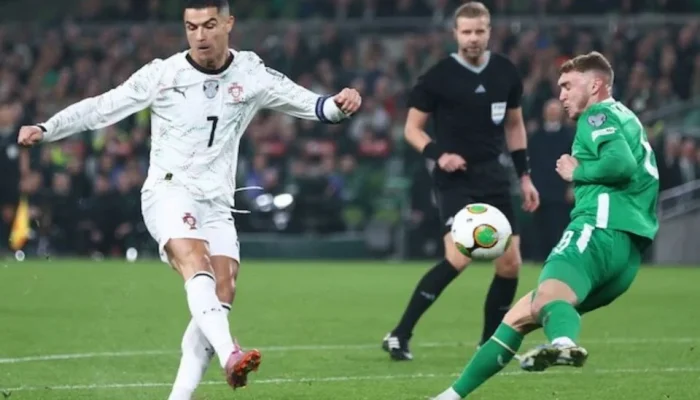 Pertandingan Portugal vs Chile Berakhir 2-1, Rafael Leao Difleksikan Setelah Mendapatkan Kartu Merah