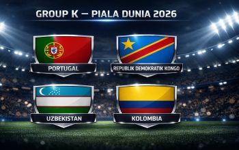 Pertandingan Portugal vs Kolombia di Piala Dunia 2026: Siapa yang Akan Menjadi Juara Grup K?