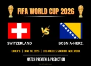Pertandingan Sengit: Switzerland vs Bosnia dan Herzegovina di Piala Dunia 2026