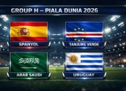 Pertandingan Spanyol vs Arab Saudi di Piala Dunia 2026: Persaingan Sengit di Grup H