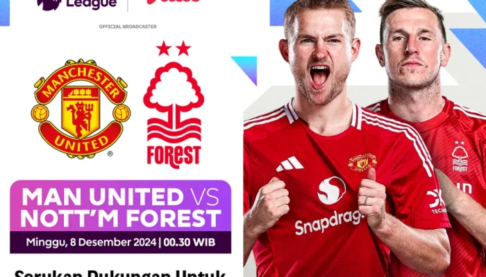 Pertarungan Sengit Manchester United vs Nottm Forest di Liga Inggris