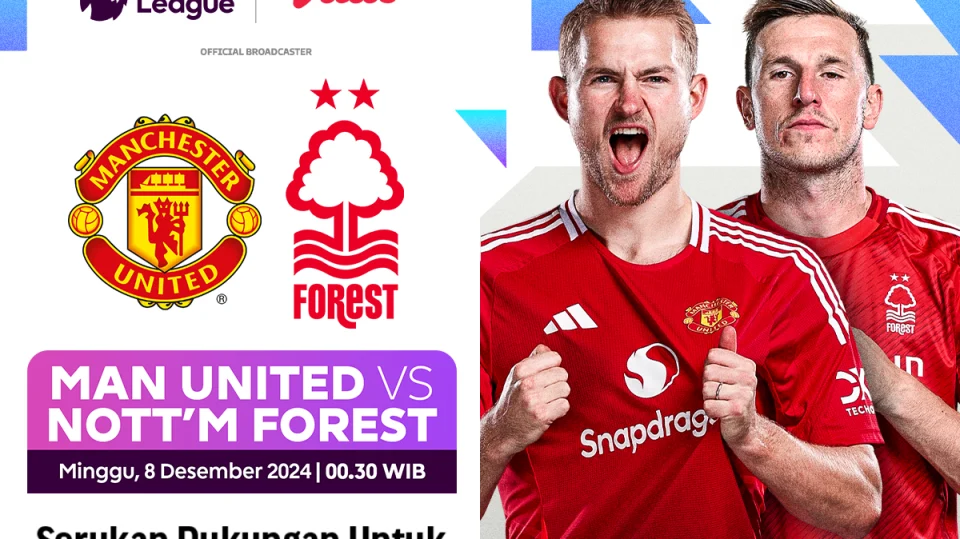 Pertarungan Sengit Manchester United vs Nottm Forest di Liga Inggris