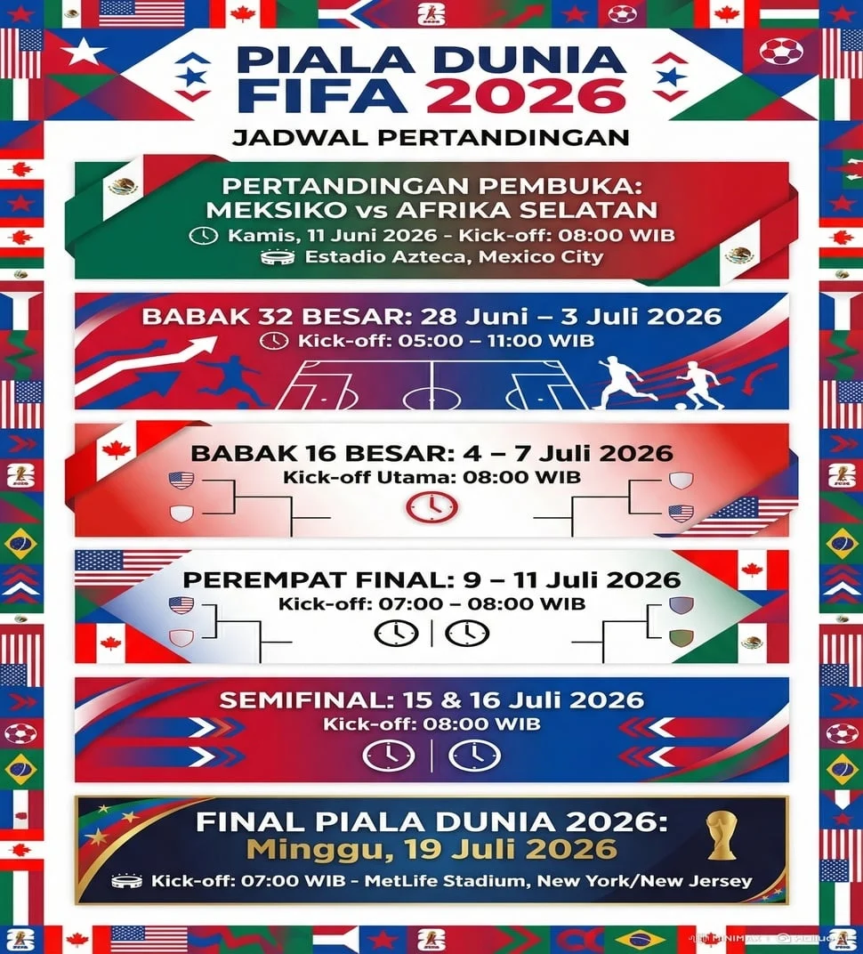 Piala Dunia 2026 Siap Dimulai: FIFA Berharap Ketenangan dan Sukses Turnamen