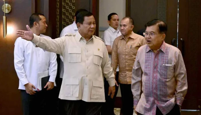 Prabowo Bertemu Jusuf Kalla di Istana, Bahas Investasi Energi Hijau hingga Perdamaian Internasional