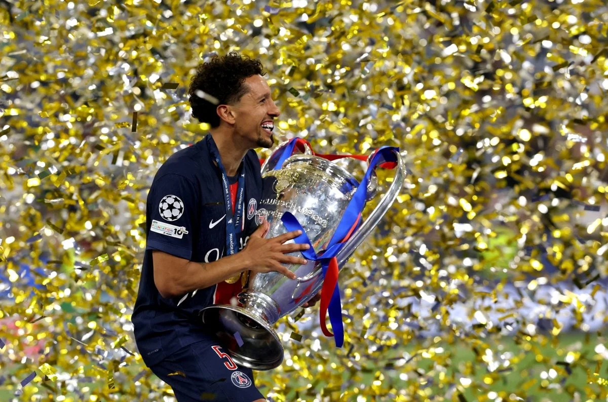 PSG Menang Lagi di Champions League, Marquinhos Beri Semangat pada Gabriel Magalhaes