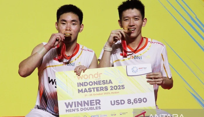 Raymond Indra dan Nikolaus Joaquin Gagal Raih Gelar Juara Indonesia Open 2026
