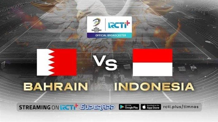 RCTI Live: Tonton Pertandingan Timnas Indonesia vs Bahrain Kualifikasi Piala Dunia 2026