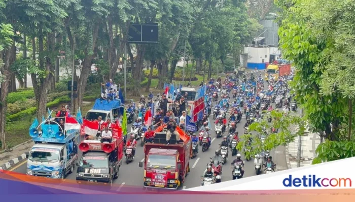 Ribuan Orang Turun ke Jalan, Demo di Jakarta Hari Ini Berlangsung Dengan Pengawalan Ketat
