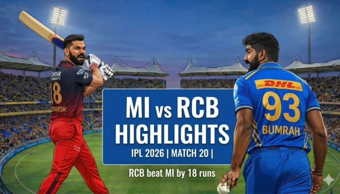 RR vs MI: Analisis Kemenangan RCB di IPL 2026 dan Rekor-Rekor Baru