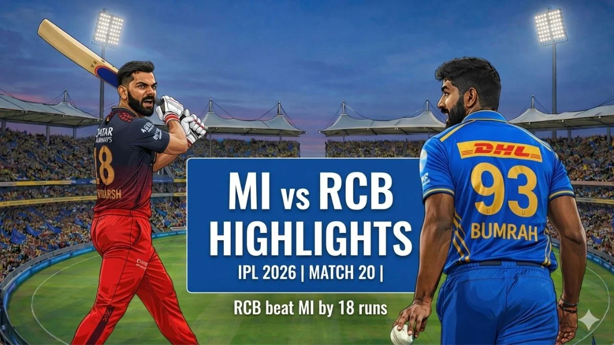 RR vs MI: Analisis Kemenangan RCB di IPL 2026 dan Rekor-Rekor Baru