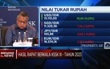Rupiah Melemah, BI Siapkan Dua Strategi untuk Stabilisasi