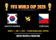 South Korea Mengalahkan Czechia 2-1 di FIFA World Cup 2026