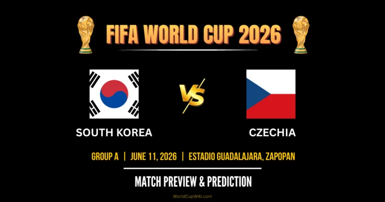 South Korea Mengalahkan Czechia 2-1 di FIFA World Cup 2026