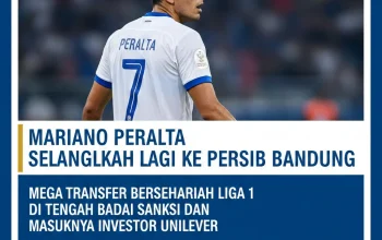 Transfer Mariano Peralta Terancam Batal, Persib Bandung Incar Penyerang Argentina