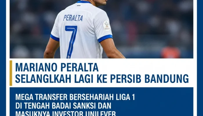 Transfer Mariano Peralta Terancam Batal, Persib Bandung Incar Penyerang Argentina