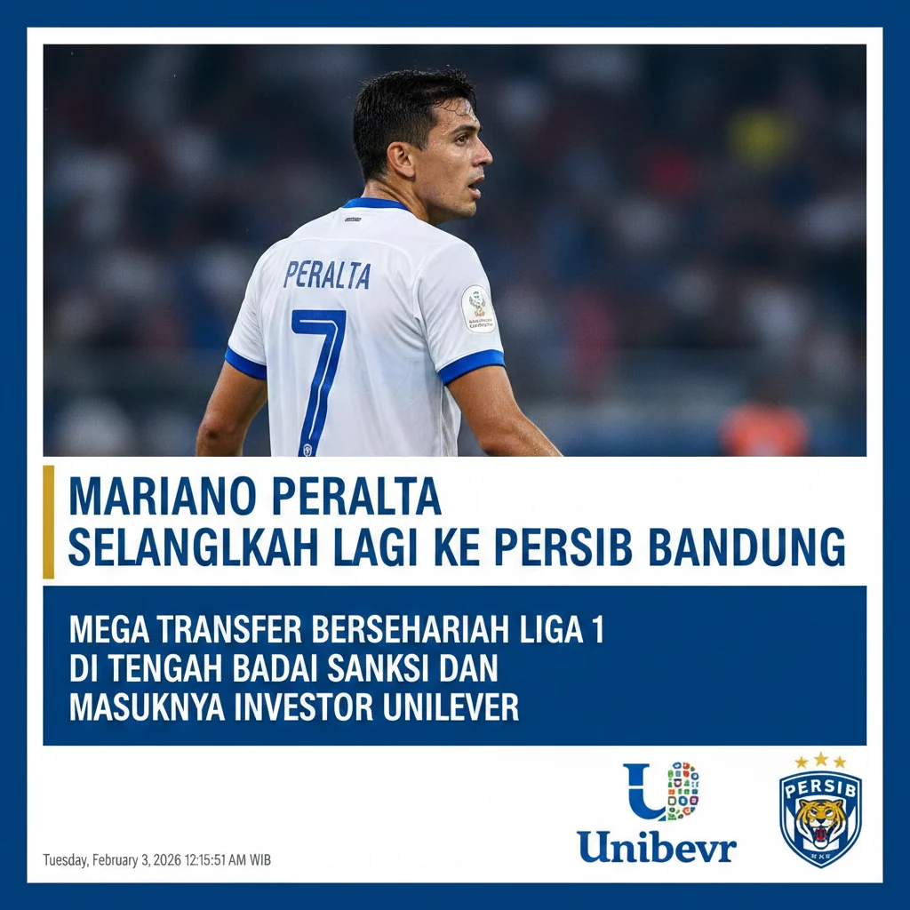 Transfer Mariano Peralta Terancam Batal, Persib Bandung Incar Penyerang Argentina