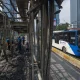 Transjakarta Beroperasi Normal Meski Halte Tebet Eco Park Rusak
