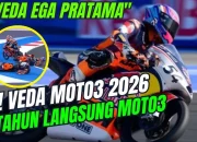 Veda Ega Pratama Nyaris Pimpin Balapan Moto3 Belanda 2026 Sebelum Mengalami Crash