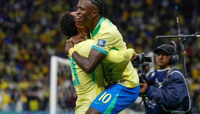 Vinicius Junior Sumbangkan Gol Penyelamat Brasil Lawan Maroko di Piala Dunia 2026