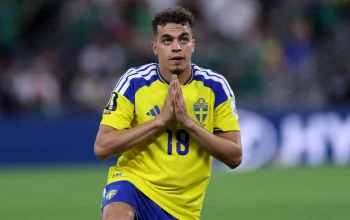 Yasin Ayari Pemain Bintang, Swedia Hancurkan Tunisia 5-1 di Piala Dunia 2026