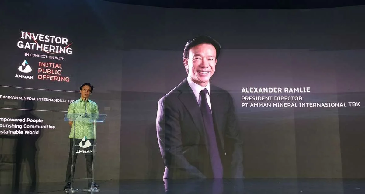 Alexander Ramlie Perkuat Posisi di Amman Mineral Dengan Membeli Saham Lagi