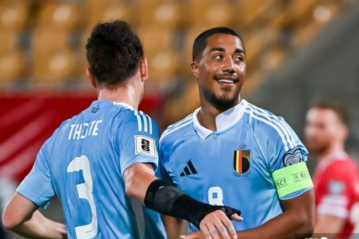 AS Takluk, Belgia Raih Kemenangan 4-1 di Piala Dunia 2026