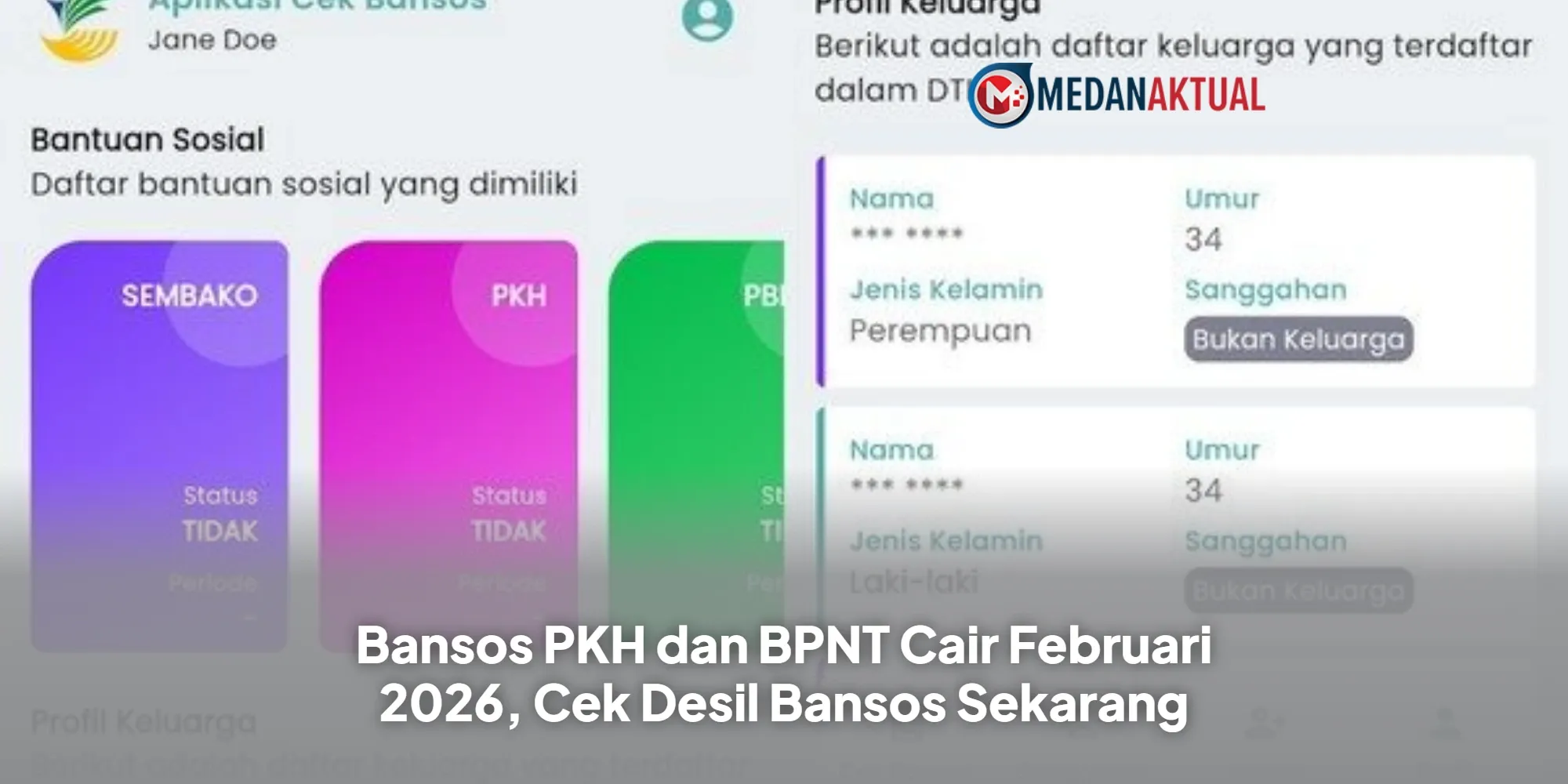 Bansos 2026: Penyaluran BLT dan PKH Cair, Cek Kategori Desil dan Cara Daftar