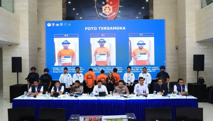 Bareskrim Ungkap Sindikat Judi Online Internasional di Jakarta