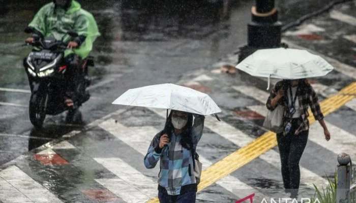 Cuaca di Pangkal Pinang dan Wilayah Lainnya Diprakirakan Hujan Ringan