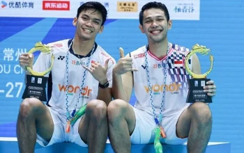 Fajar Alfian dan Muhammad Shohibul Fikri Menjuarai China Open 2026, Satu Langkah Lagi Menuju Grand Slam Super 1000