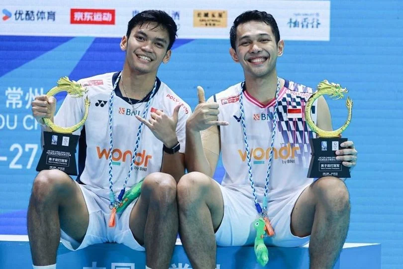 Fajar Alfian dan Muhammad Shohibul Fikri Menjuarai China Open 2026, Satu Langkah Lagi Menuju Grand Slam Super 1000