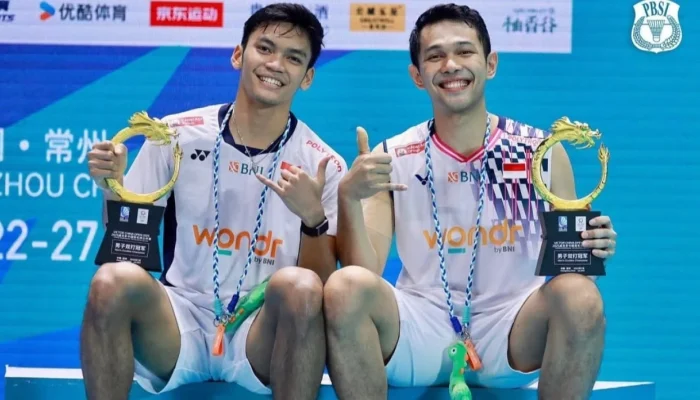 Fajar Alfian dan Muhammad Shohibul Fikri Puncaki China Open 2026, Bertahan di Peringkat 2 Dunia