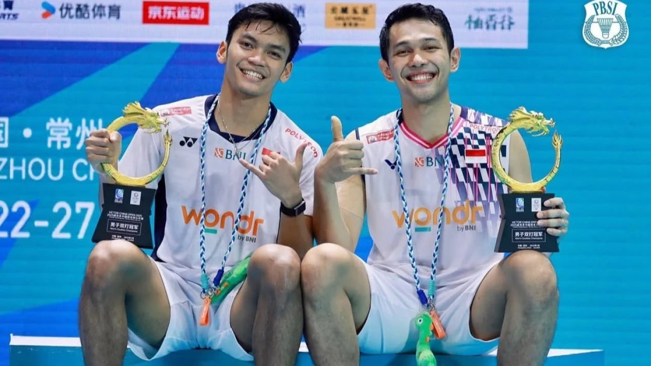 Fajar Alfian dan Muhammad Shohibul Fikri Puncaki China Open 2026, Bertahan di Peringkat 2 Dunia
