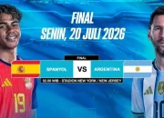 Final Piala Dunia 2026: Spanyol vs Argentina, Jadwal, Link Live Streaming, dan Cara Nonton